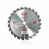 Grip Tight Tools 7-1/4-inch Classic 24-Tooth Tungsten Carbide Tipped Circular Saw Blade, Wood Cutting, 25PK N1611-25